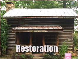 Historic Log Cabin Restoration  Muscogee County, Georgia